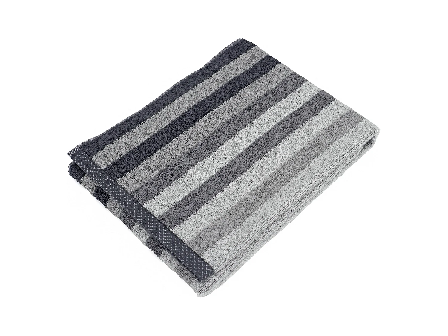 Serviette de toilette 50x100 cm PURE STRIPES anthracite