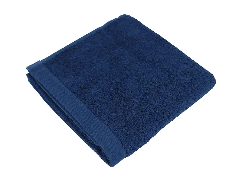 Serviette de toilette 50x100 cm SOFTY bleu marine