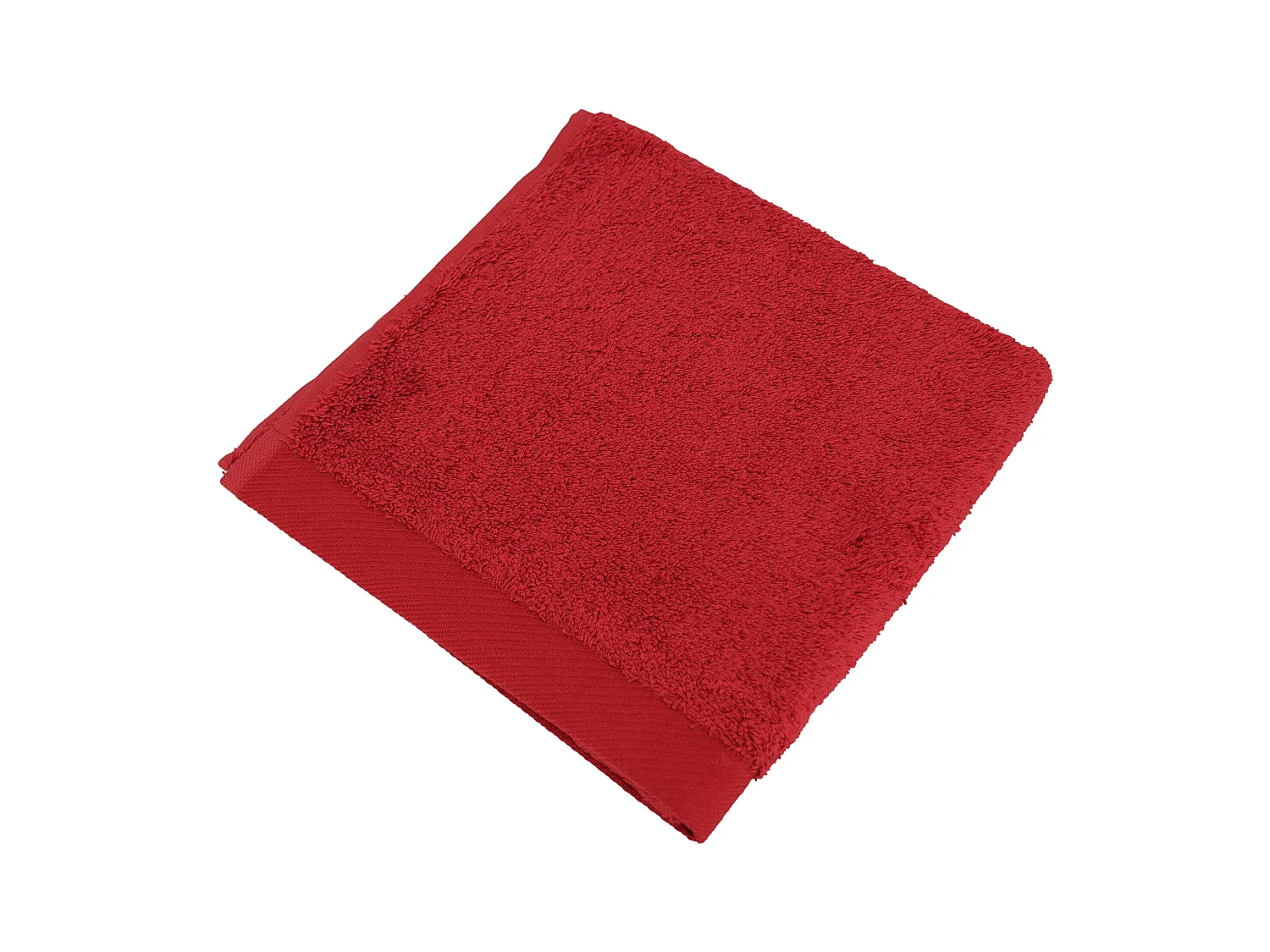 Serviette de toilette 50x100 cm coton peigné ALBA bordeaux