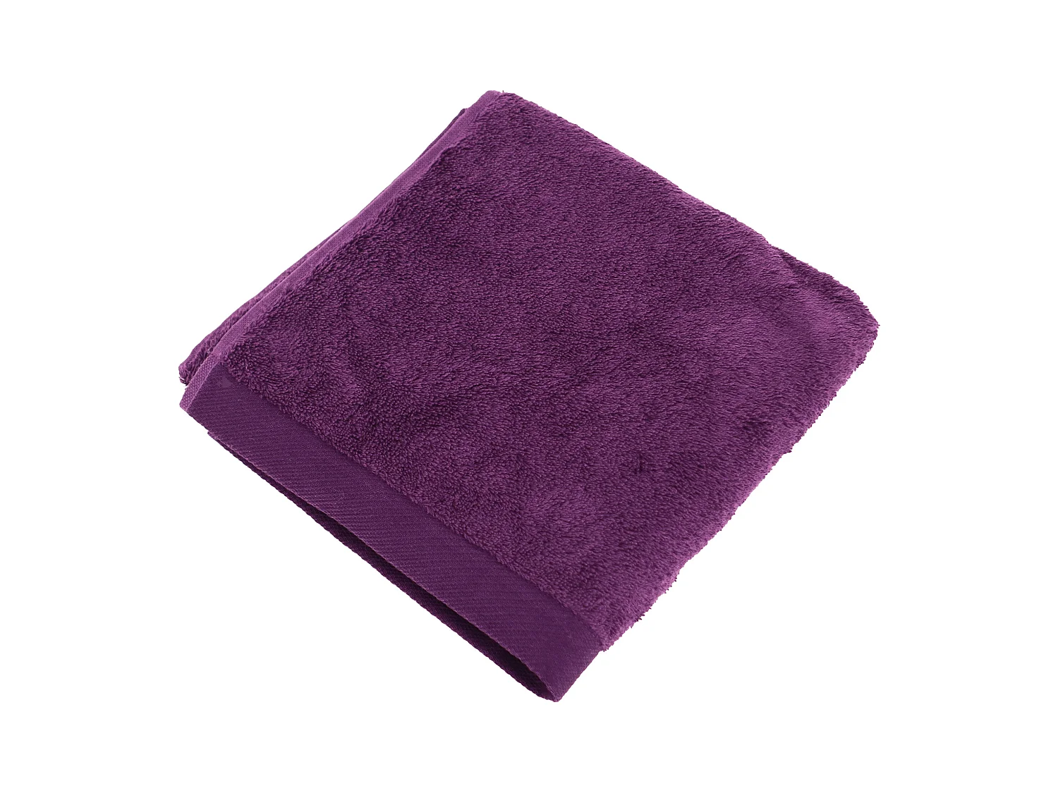 Serviette de toilette 50x100 cm coton peigné ALBA violet