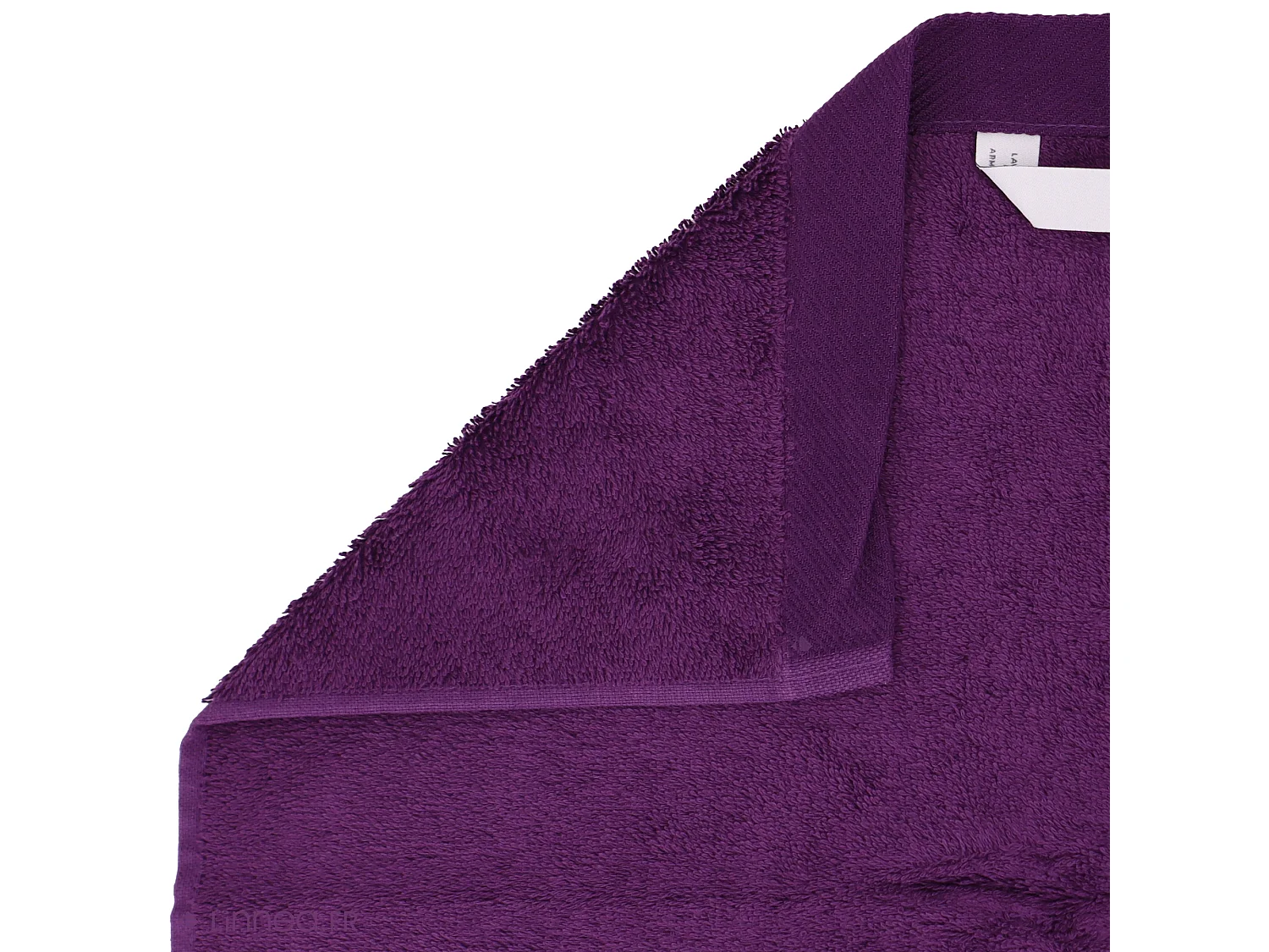 Serviette de toilette 50x100 cm coton peigné ALBA violet