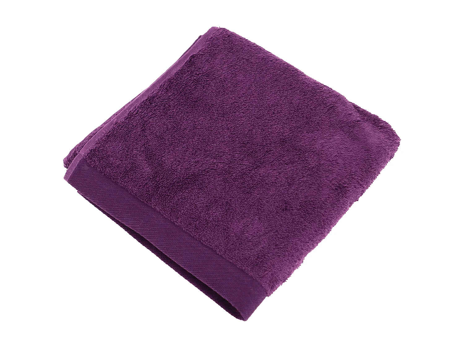 Serviette de toilette 50x100 cm coton peigné ALBA violet
