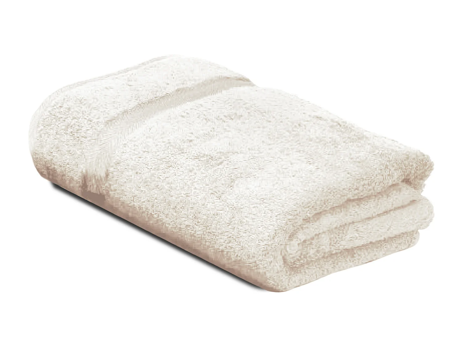 Serviette de toilette 50x100 cm ROYAL CRESENT Blanc Crème 650 g/m2