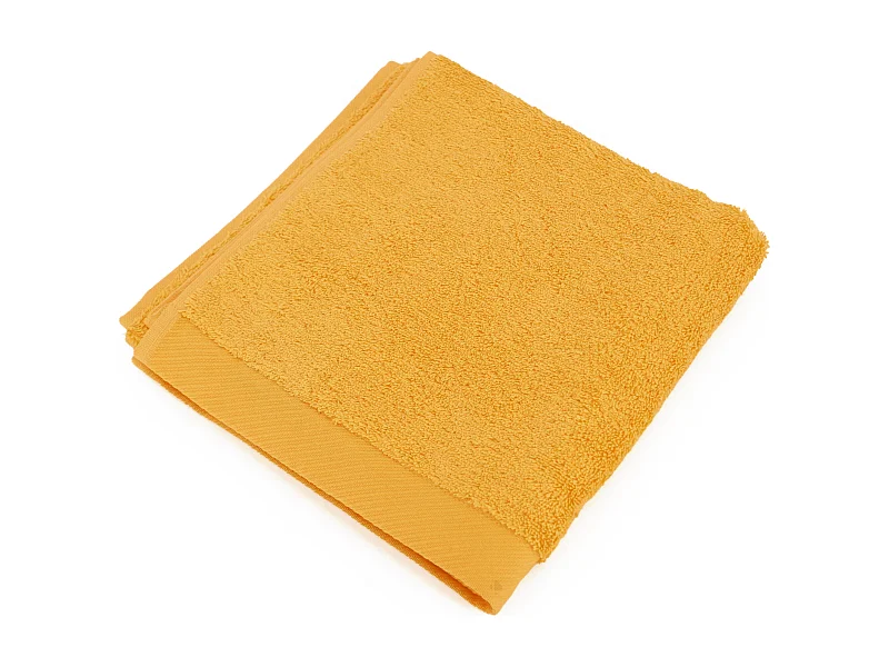 Serviette de toilette 50x100 cm coton peigné ALBA or