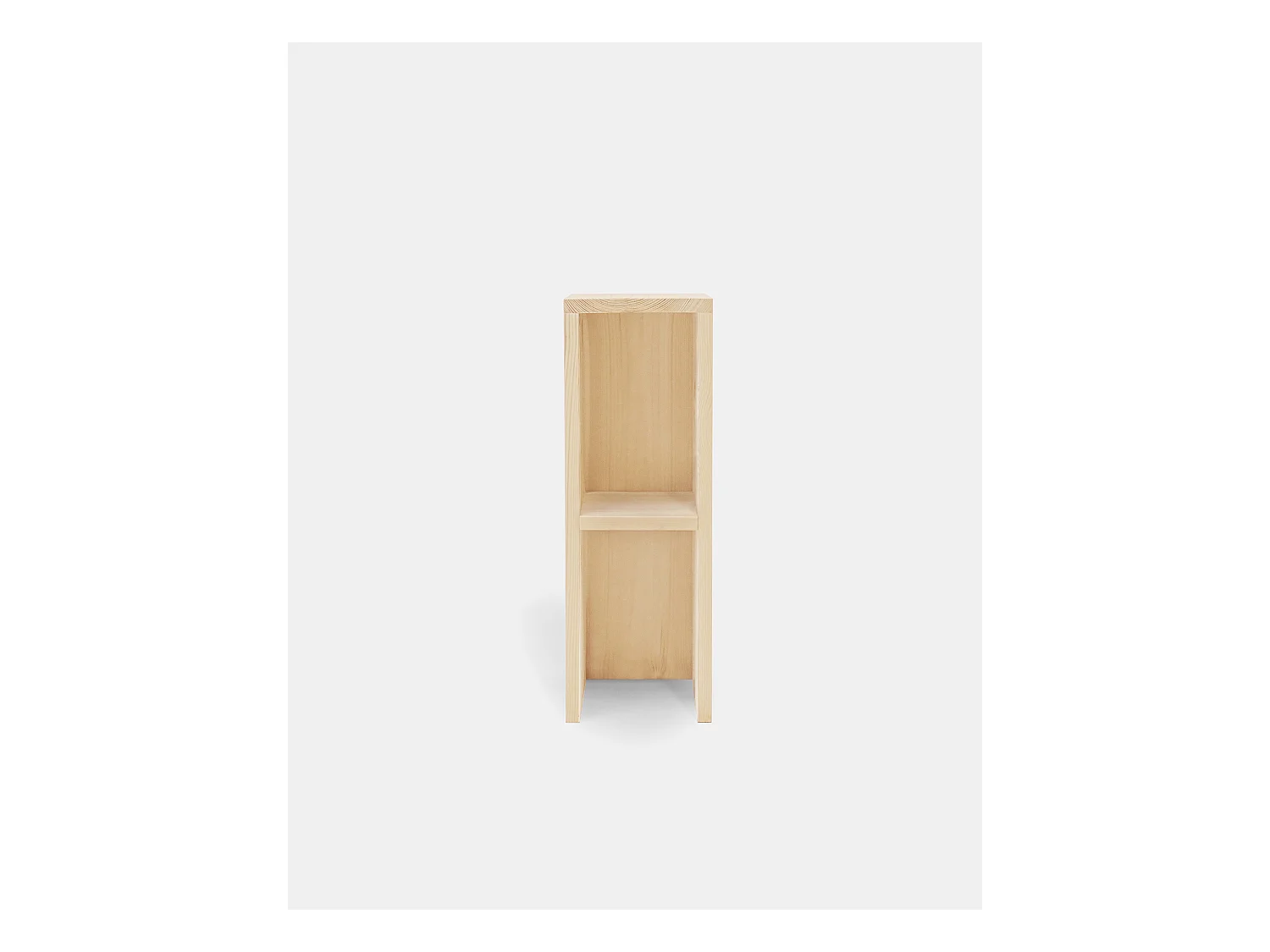 Comodino in legno massello in tono naturale 20x60cm - LINA - DECOWOOD