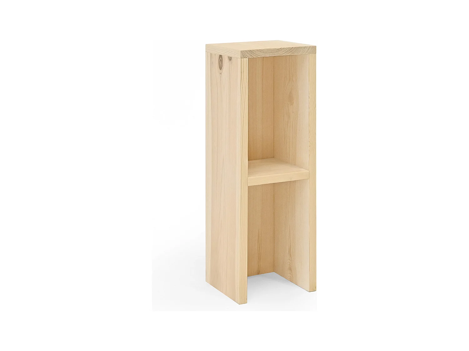 Table de chevet en bois de sapin naturel 60x20cm - LINA  - DECOWOOD