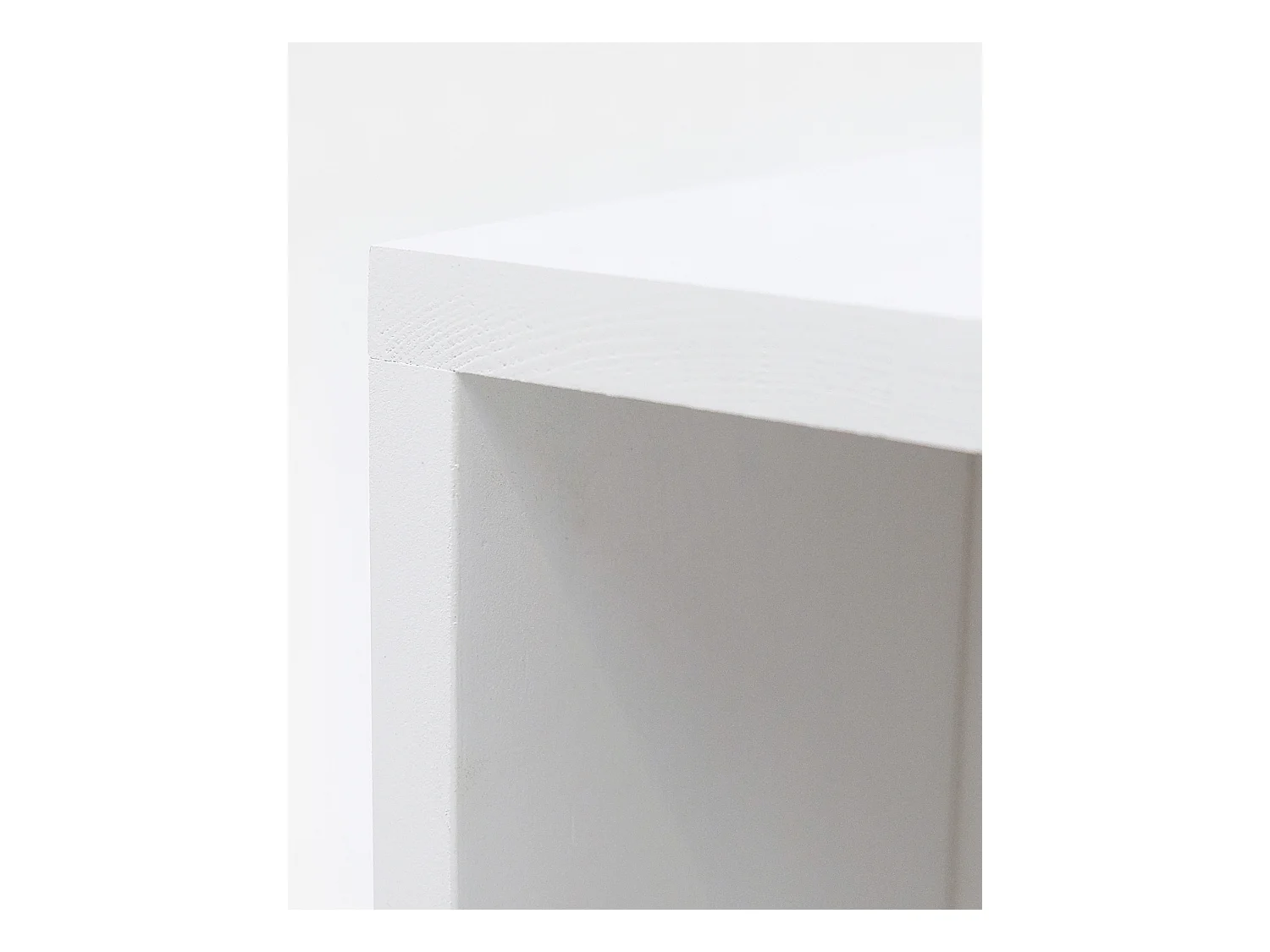 Comodino in legno massello in tono bianco 20x60cm - LINA - DECOWOOD