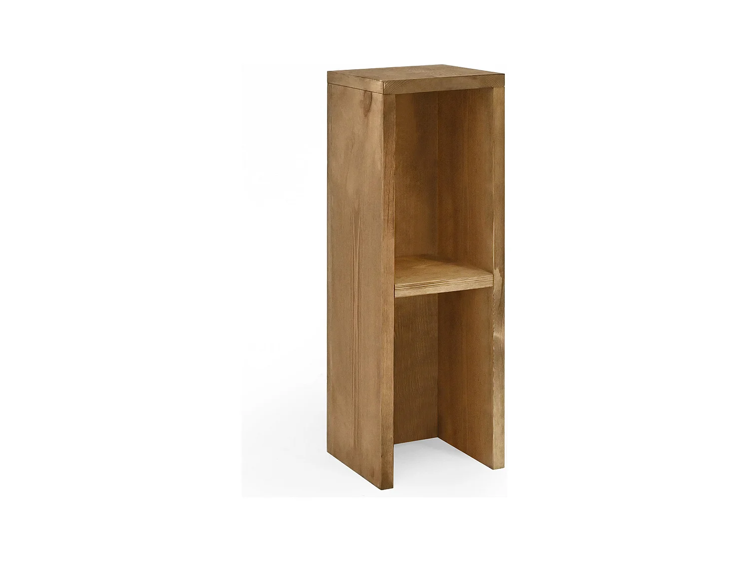 Table de chevet en bois de sapin vieilli 60x20cm - LINA - DECOWOOD