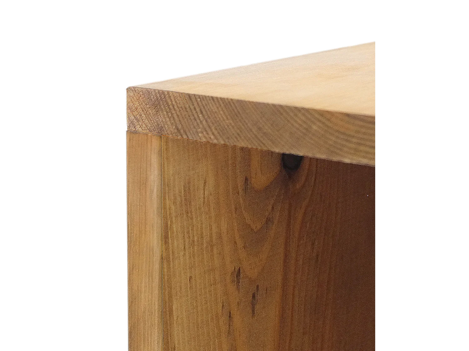 Table de chevet en bois de sapin vieilli 60x20cm - LINA - DECOWOOD