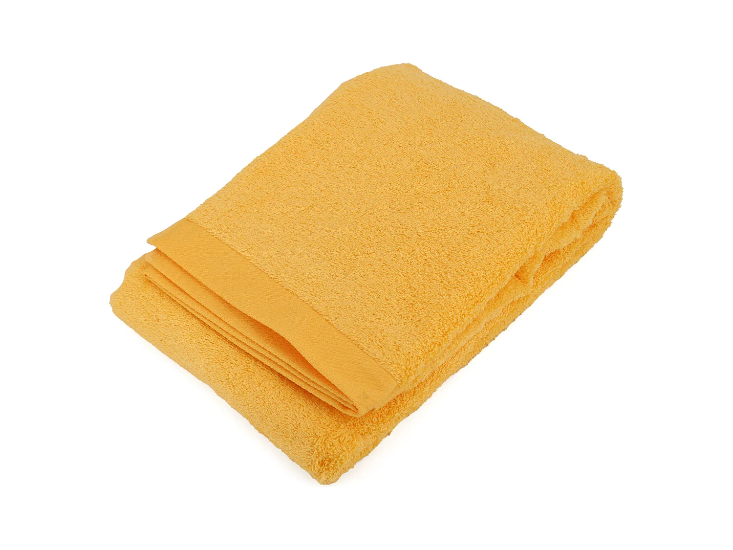 Drap de bain 100x150 cm coton peigné ALBA or