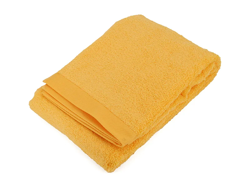 Drap de bain 100x150 cm coton peigné ALBA or