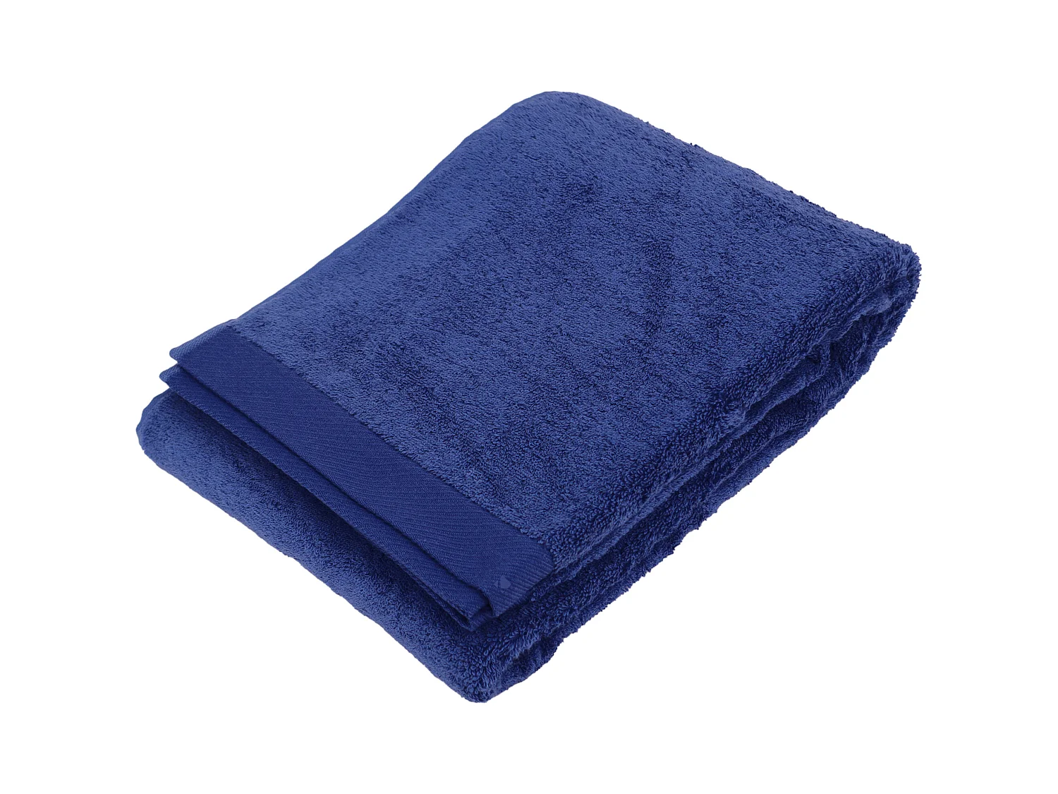 Drap de bain 100x150 cm coton peigné ALBA bleu marine