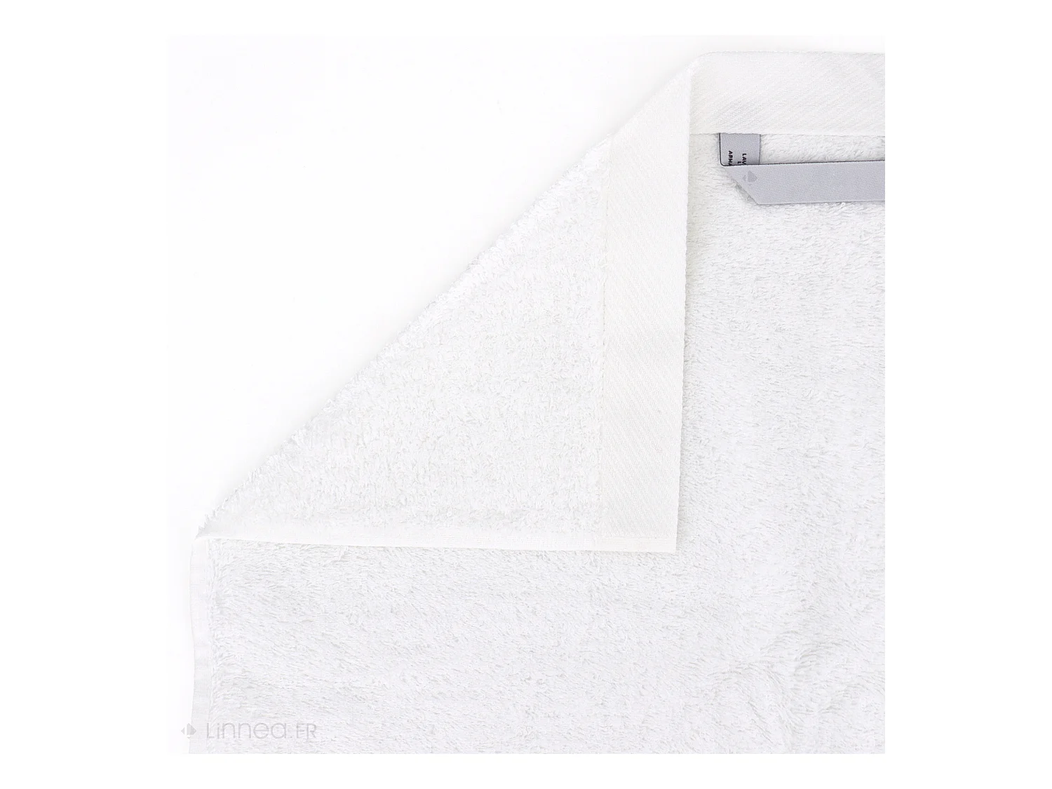Drap de bain 100x150 cm coton peigné ALBA blanc