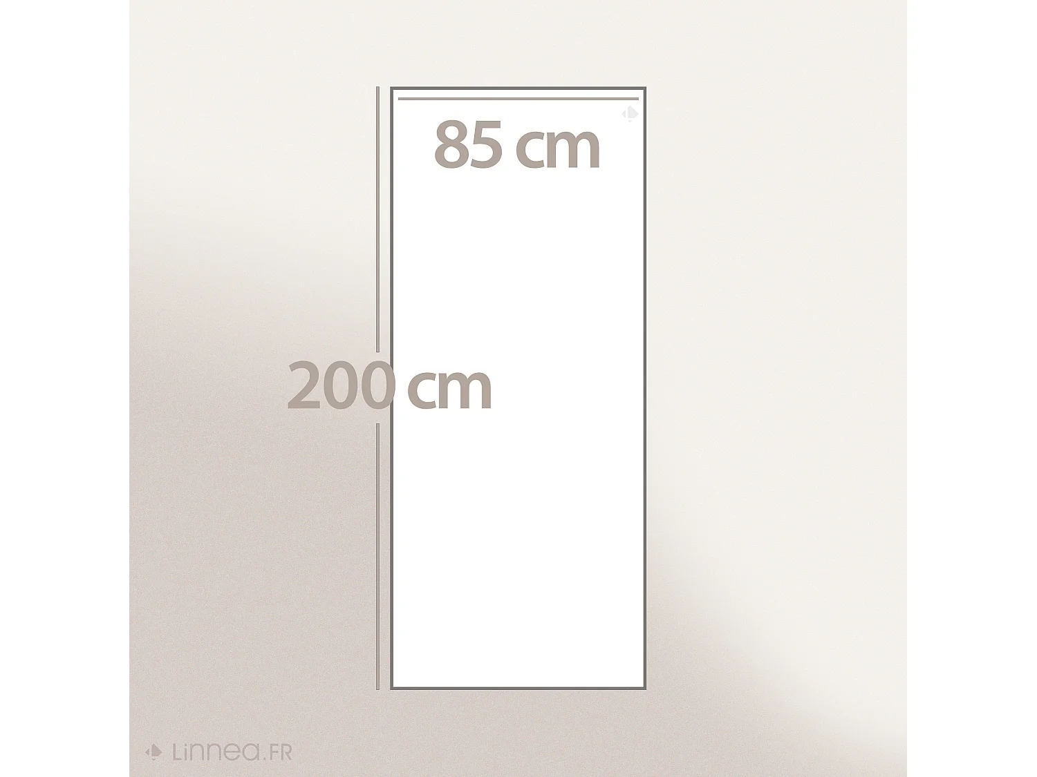 Drap de bain 85x200 cm SOFTY argent