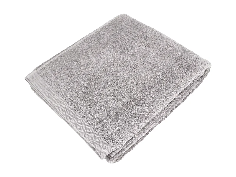 Drap de bain 100x150 cm SOFTY argent