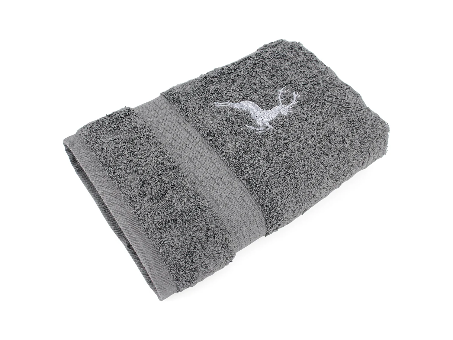 Drap de douche 70x130 cm HIRSH Anthracite/Gris 600 g/m2