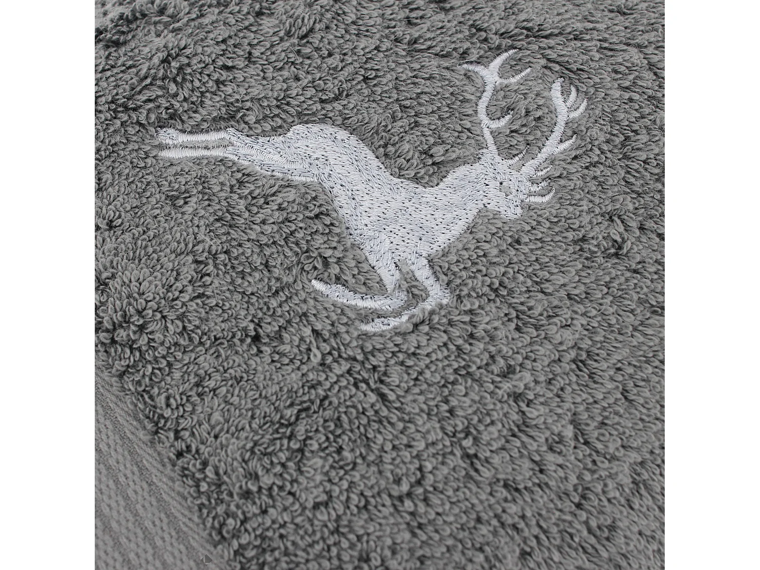 Drap de douche 70x130 cm HIRSH Anthracite/Gris 600 g/m2