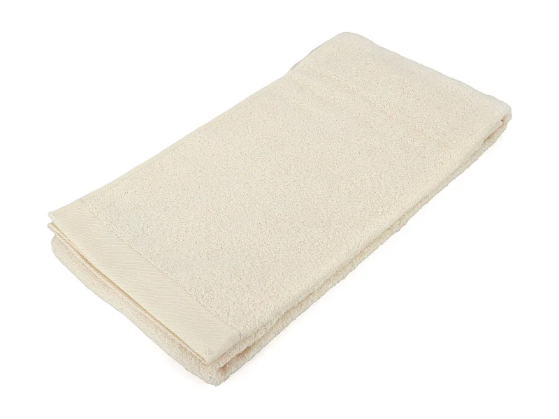 Drap de douche 70x140 cm coton peigné ALBA ivoire