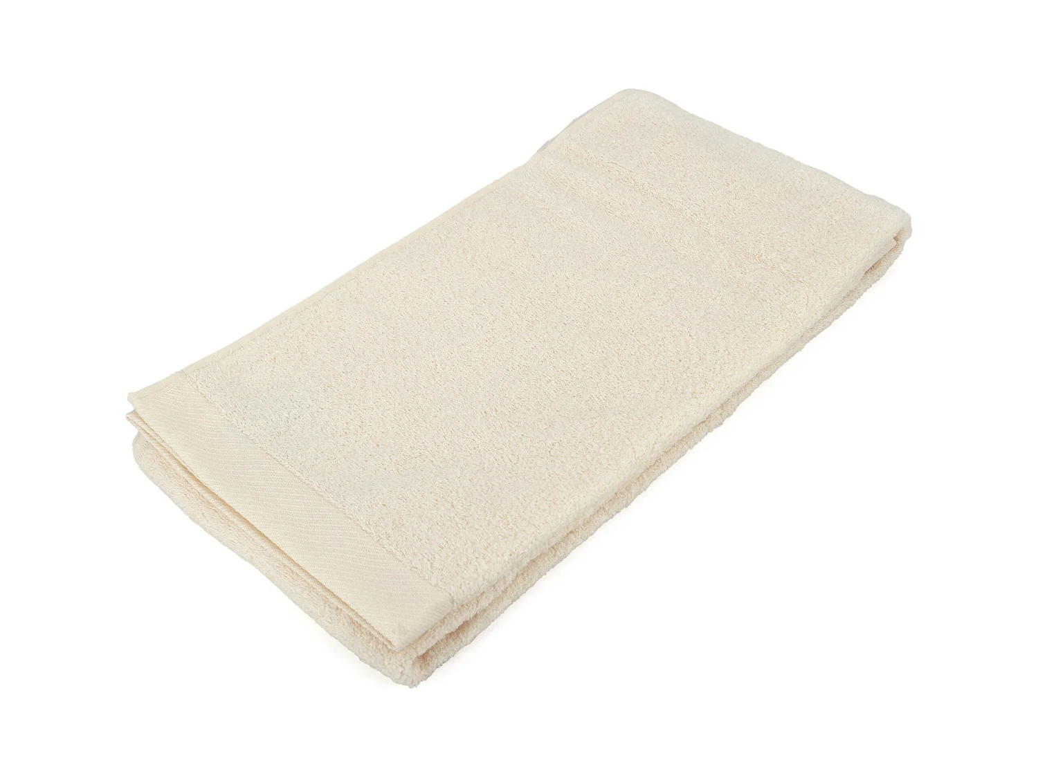 Drap de douche 70x140 cm coton peigné ALBA ivoire