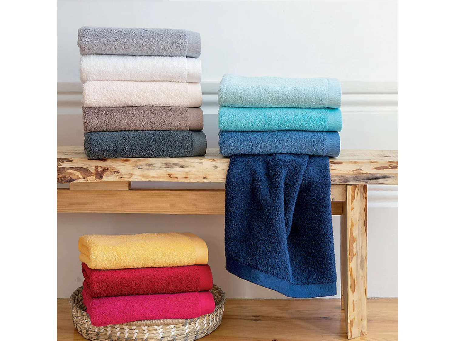 Drap de bain 85x200 cm SOFTY bordeaux