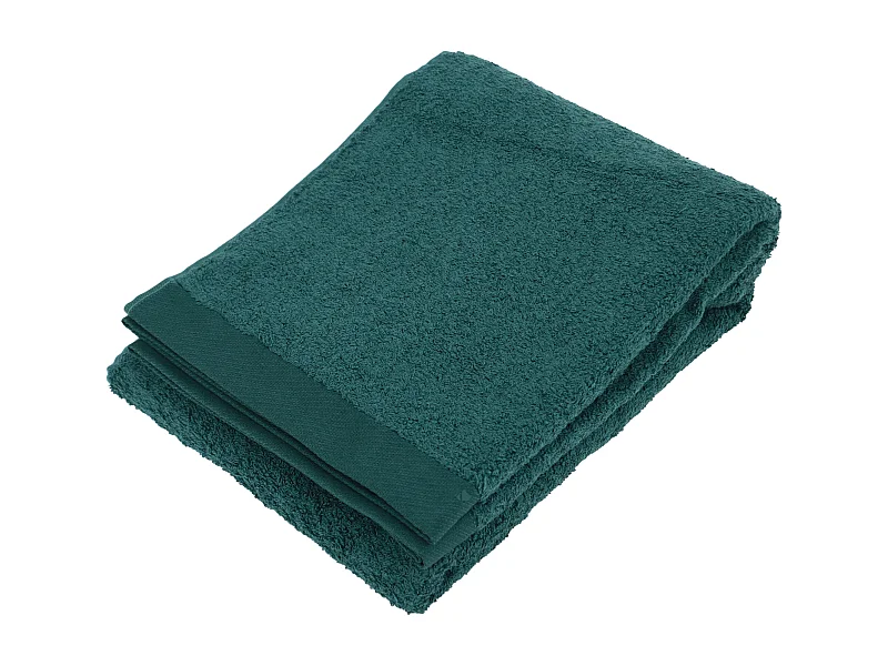 Drap de bain 100x150 cm coton peigné ALBA kaki
