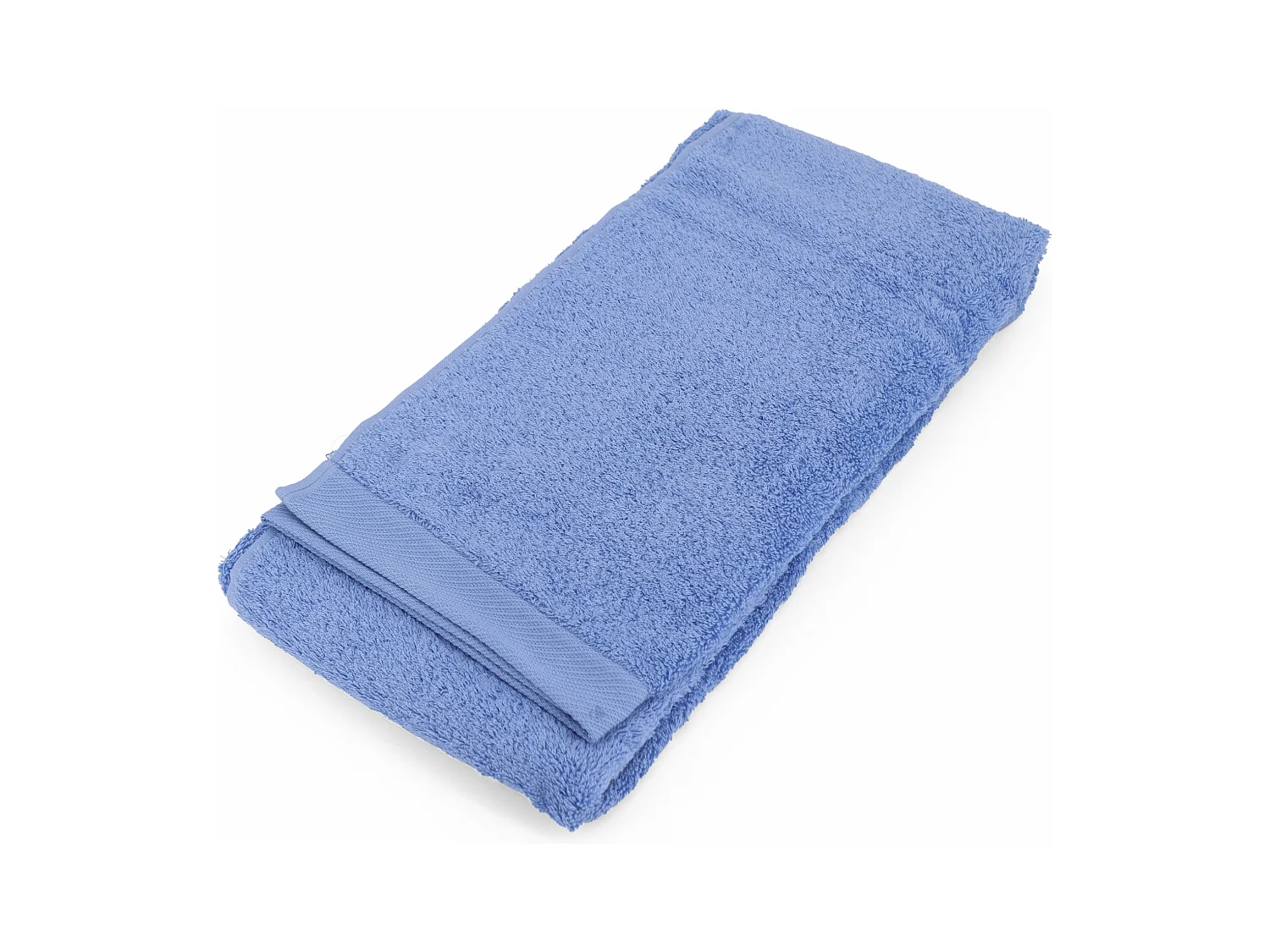 Drap de douche 70x140 cm coton peigné ALBA bleu mer