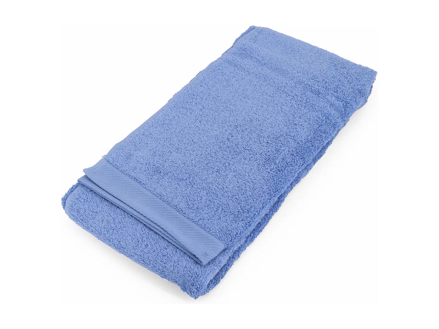 Drap de douche 70x140 cm coton peigné ALBA bleu mer