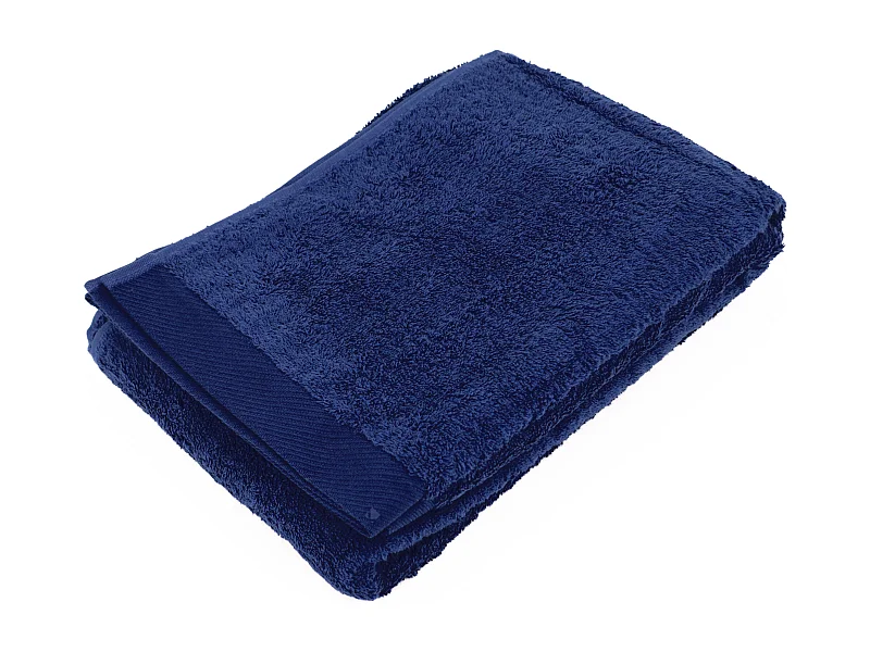 Drap de bain 100x150 cm coton peigné ALBA ultramar