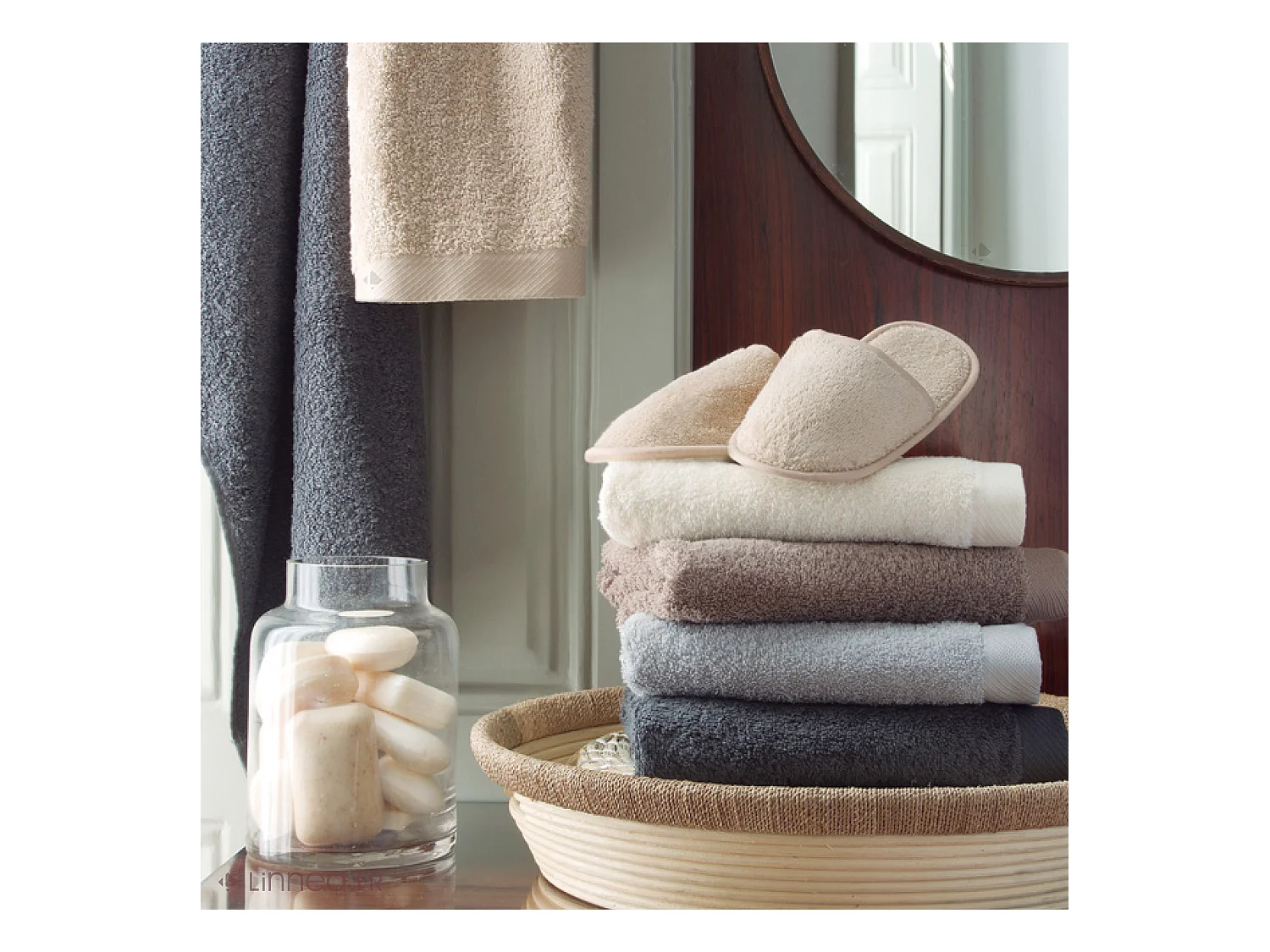 Drap de bain 100x150 cm coton peigné ALBA ultramar