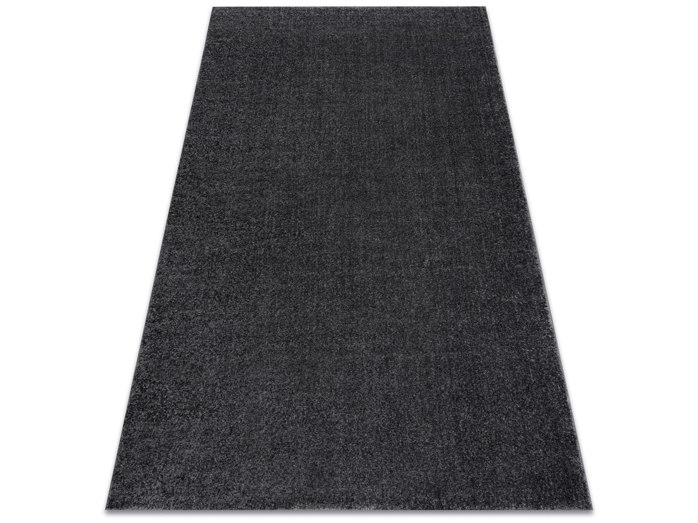 Teppich SOFT 2485 glatt, einfarbig anthrazit 280x370 cm