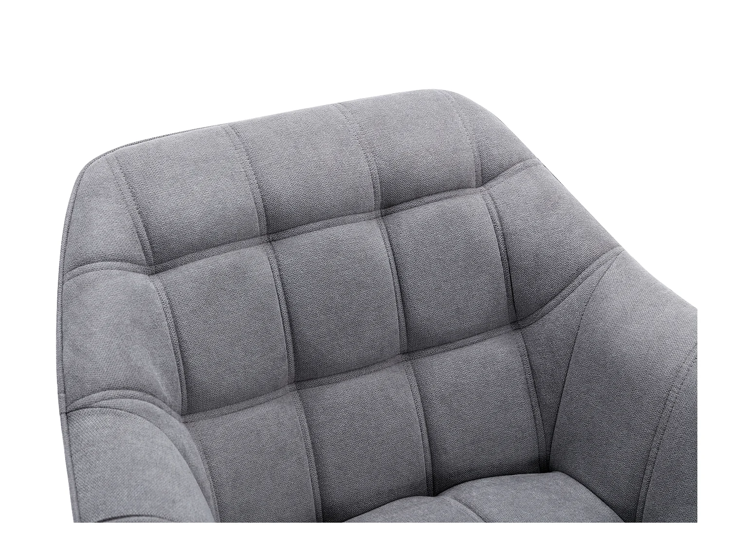 Sillón de tela gris CASERTA