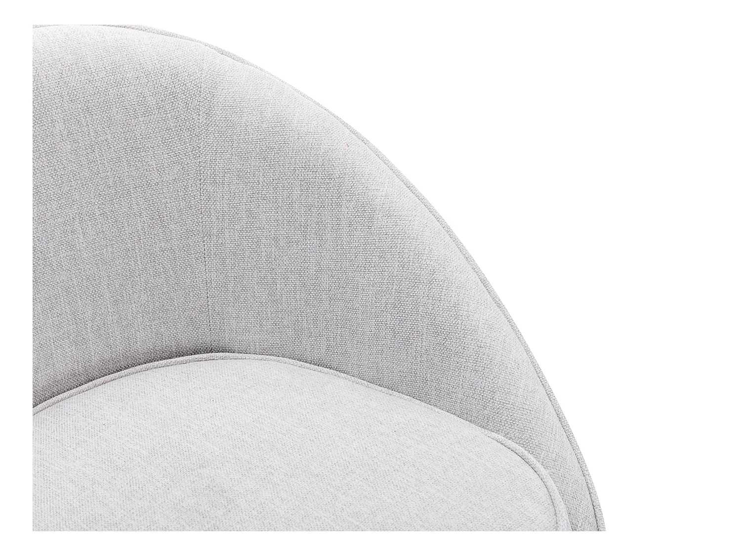 Fauteuil en tissu gris clair LINDALE