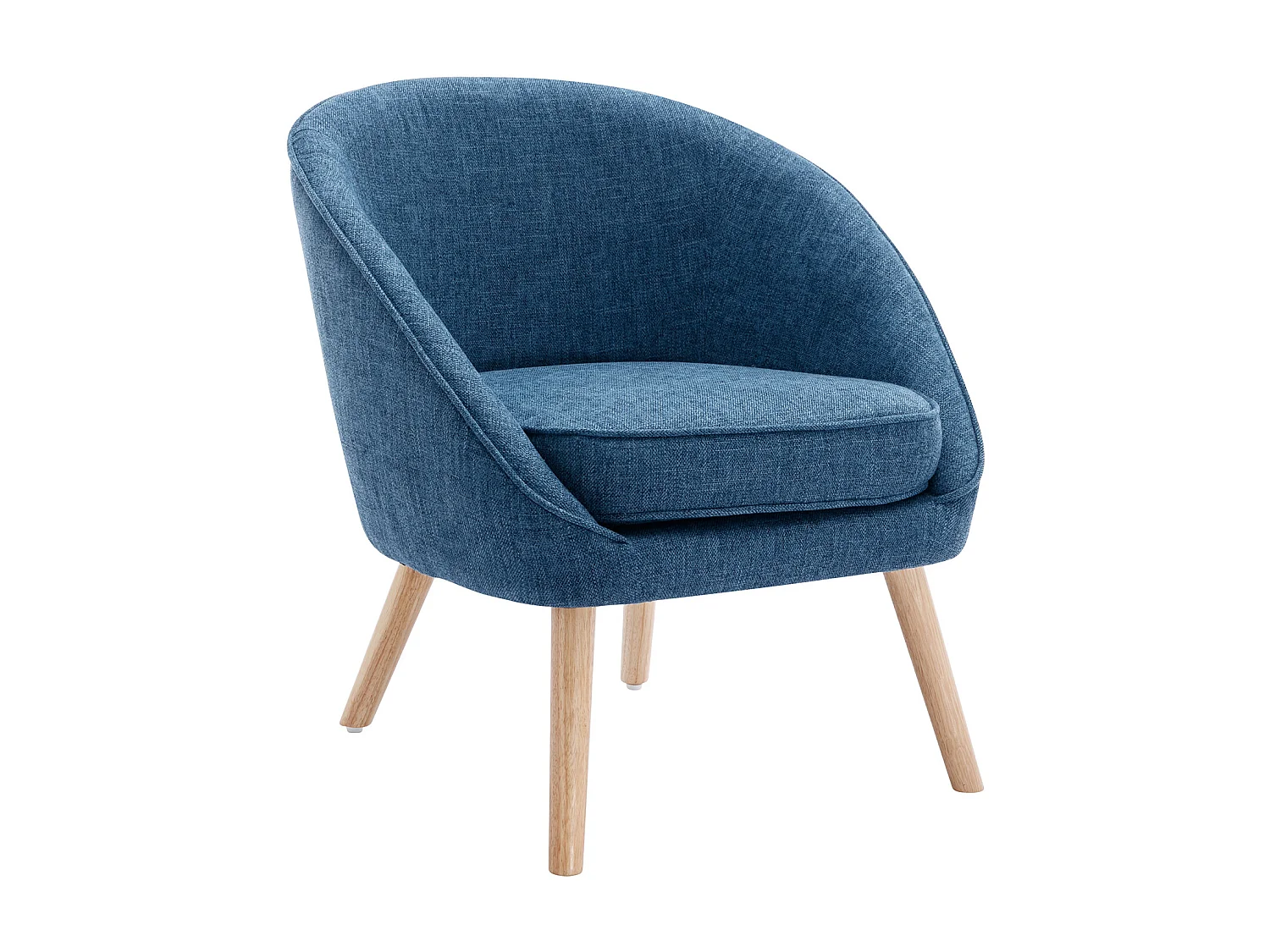 Sessel - Stoff - Blau - LINDALE