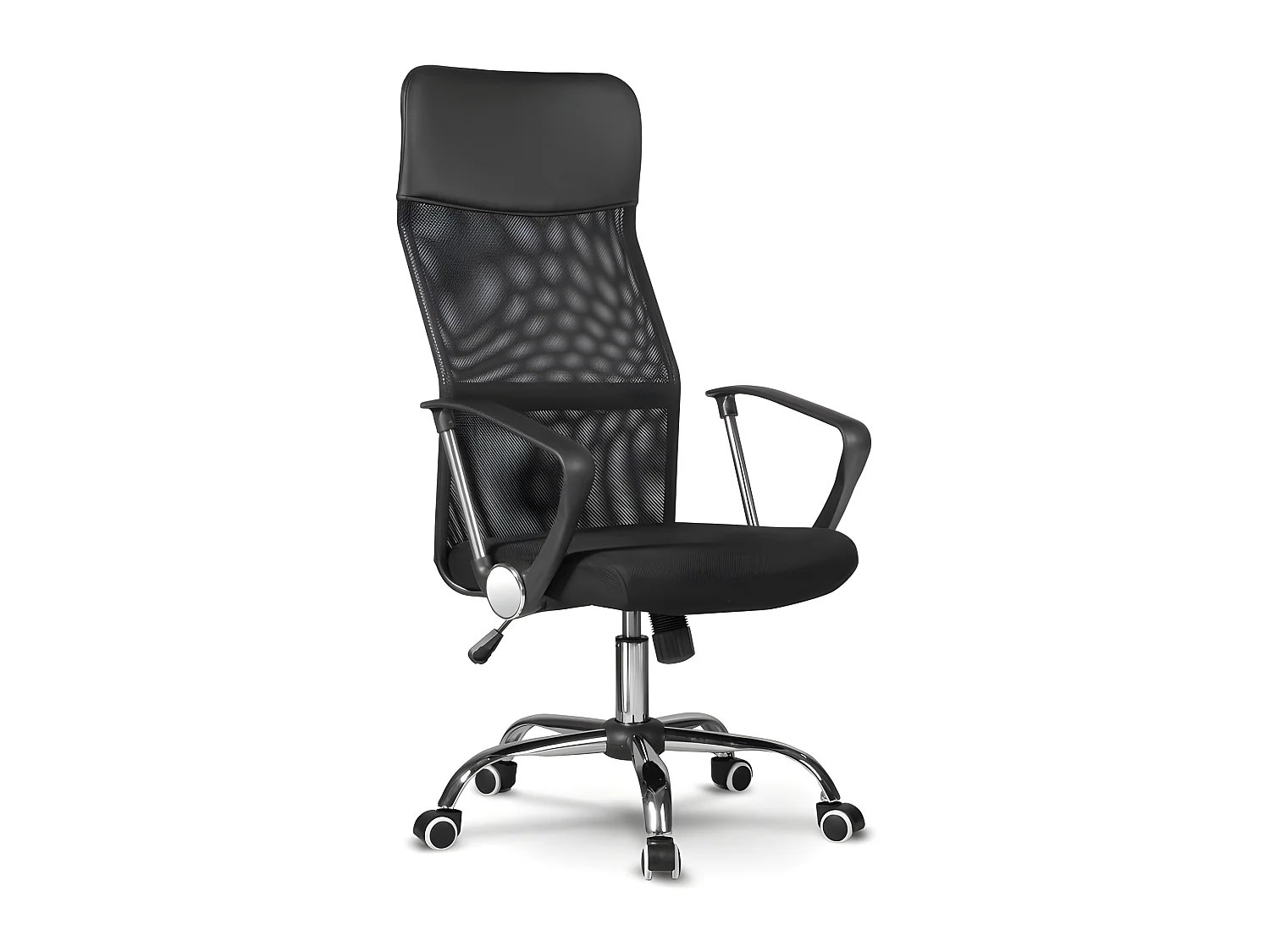 NIME - Sillón ergonómico con reposabrazos - Altura regulable - Respaldo reclinable - De malla aireada