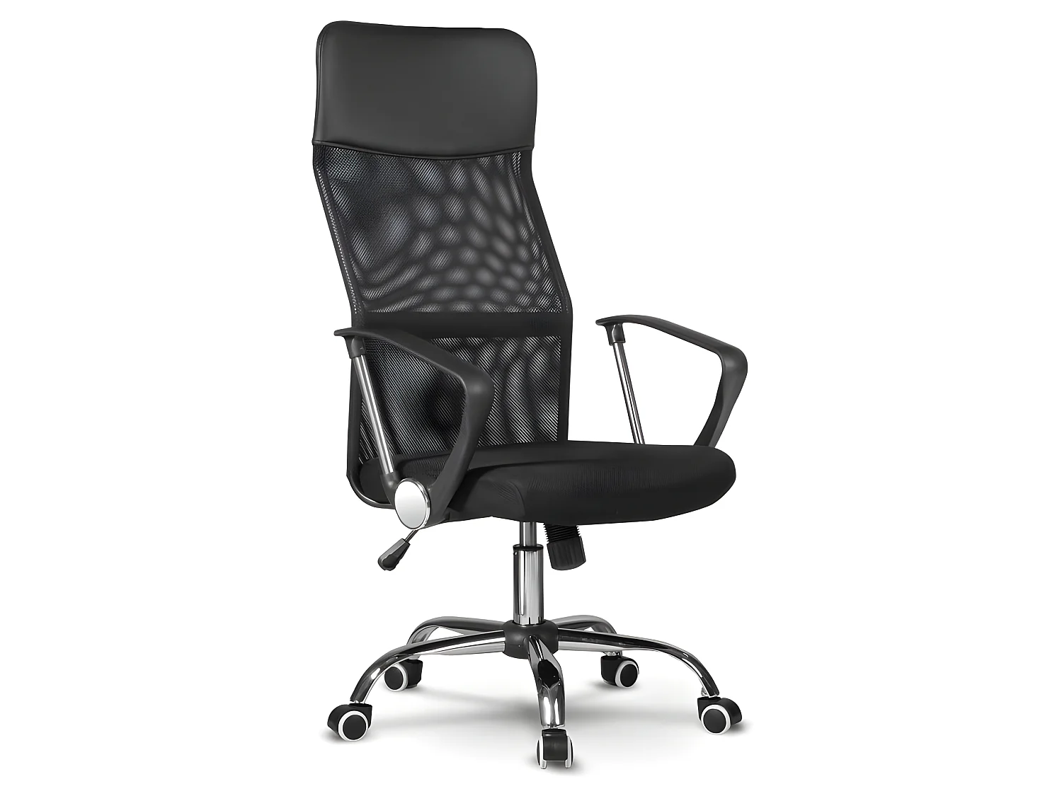 NIME - Sillón ergonómico con reposabrazos - Altura regulable - Respaldo reclinable - De malla aireada