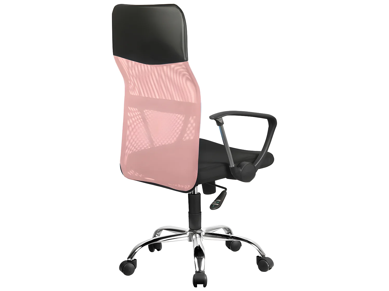 NIME - Fauteuil ergonomique avec accoudoirs - Hauteur ajustable -  Dossier inclinable - En maille aérée