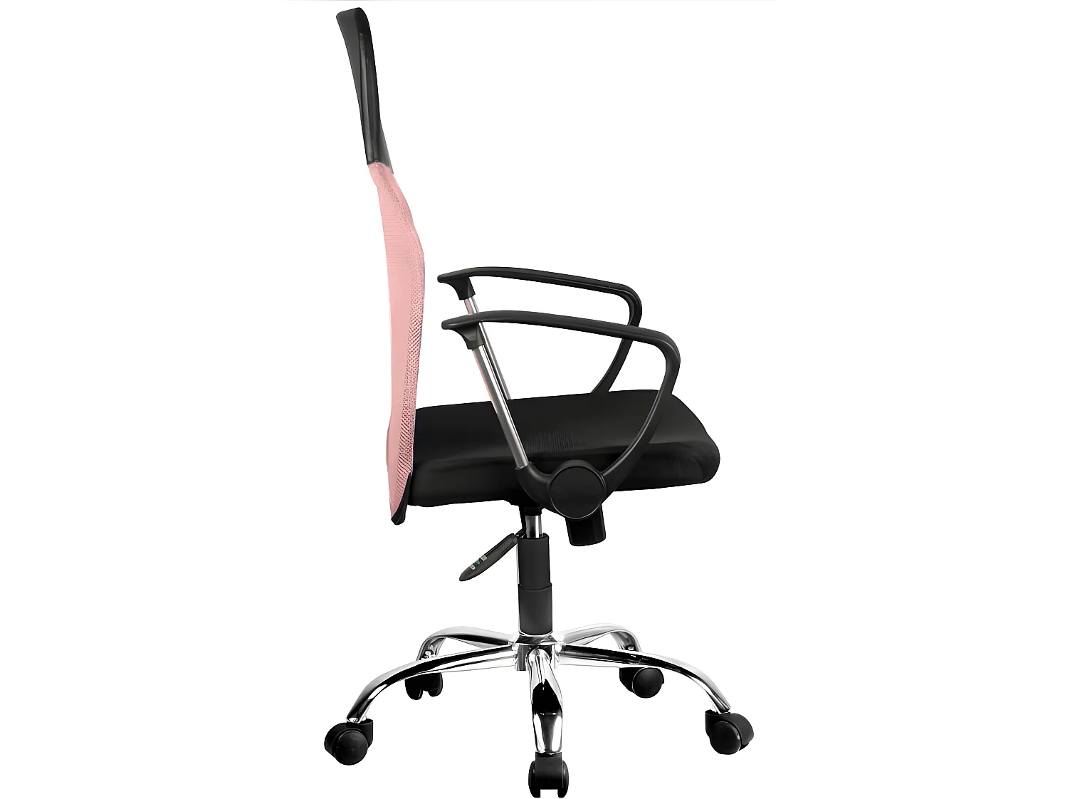 NIME - Fauteuil ergonomique avec accoudoirs - Hauteur ajustable -  Dossier inclinable - En maille aérée