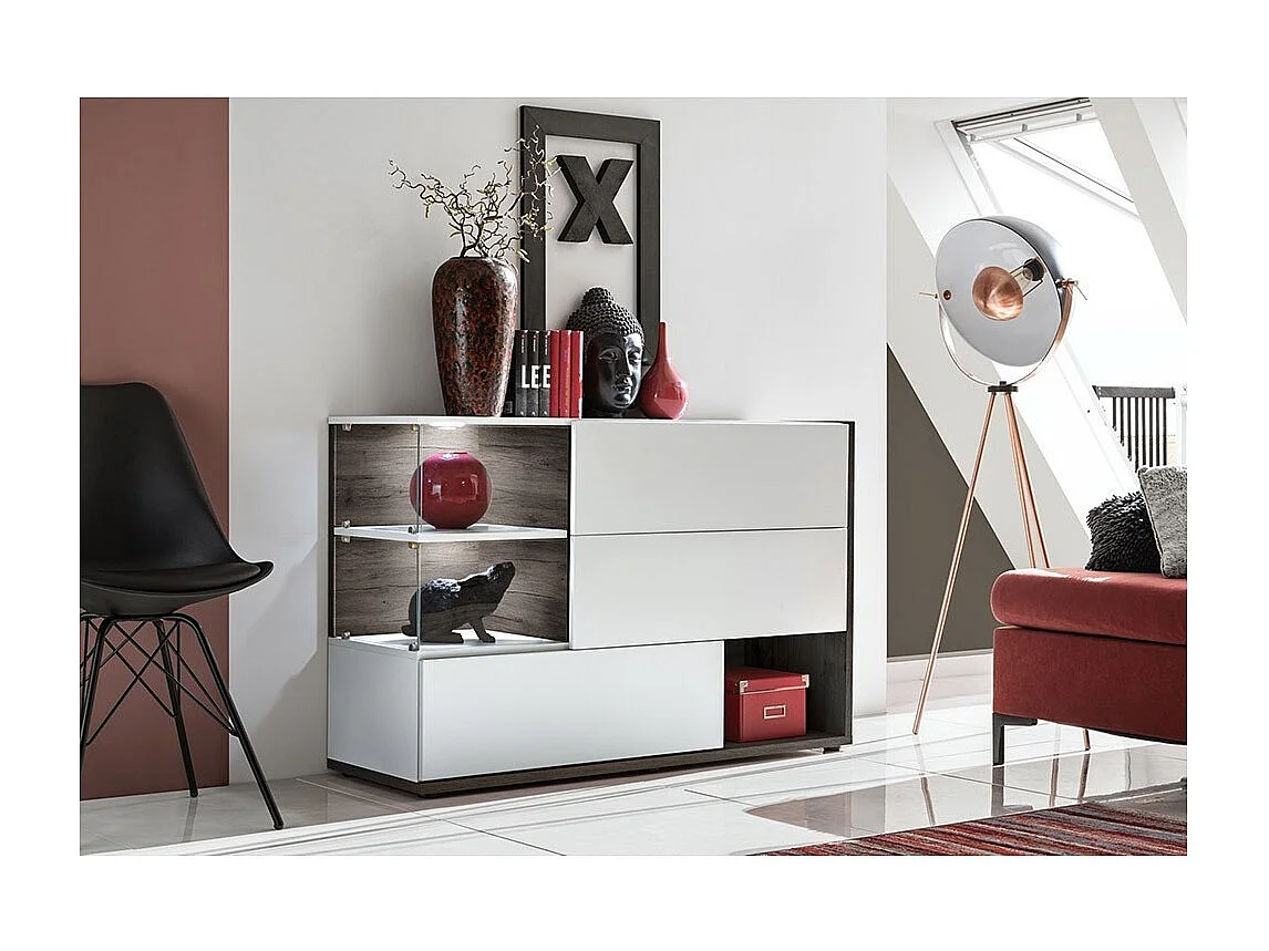 Buffet KLIS - Dressoir met drie deuren en drie vakken