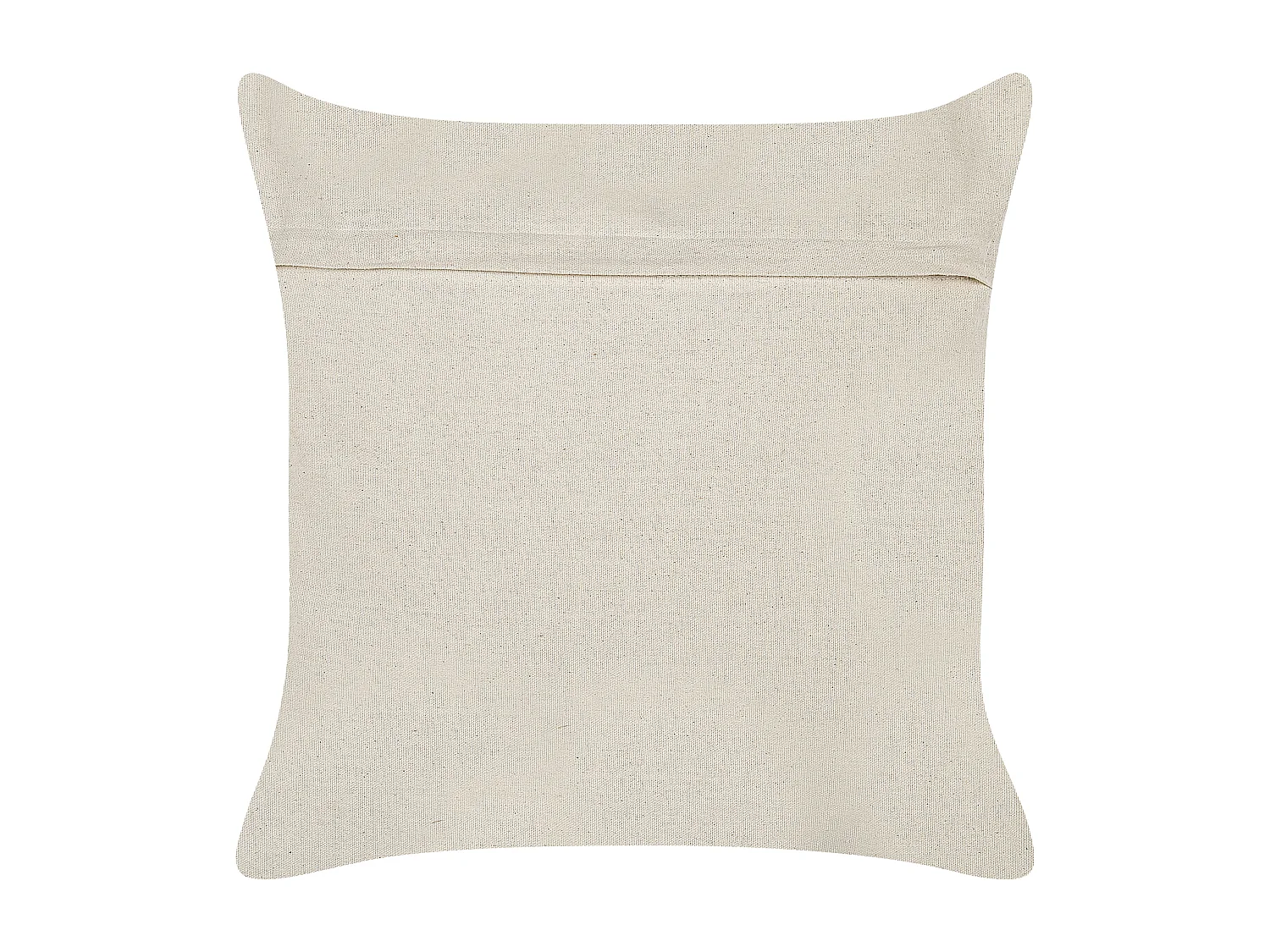 Conjunto de 2 almofadas decorativas ALOCASIA Algodão 45 x 45 cm Creme Padrão geométrico