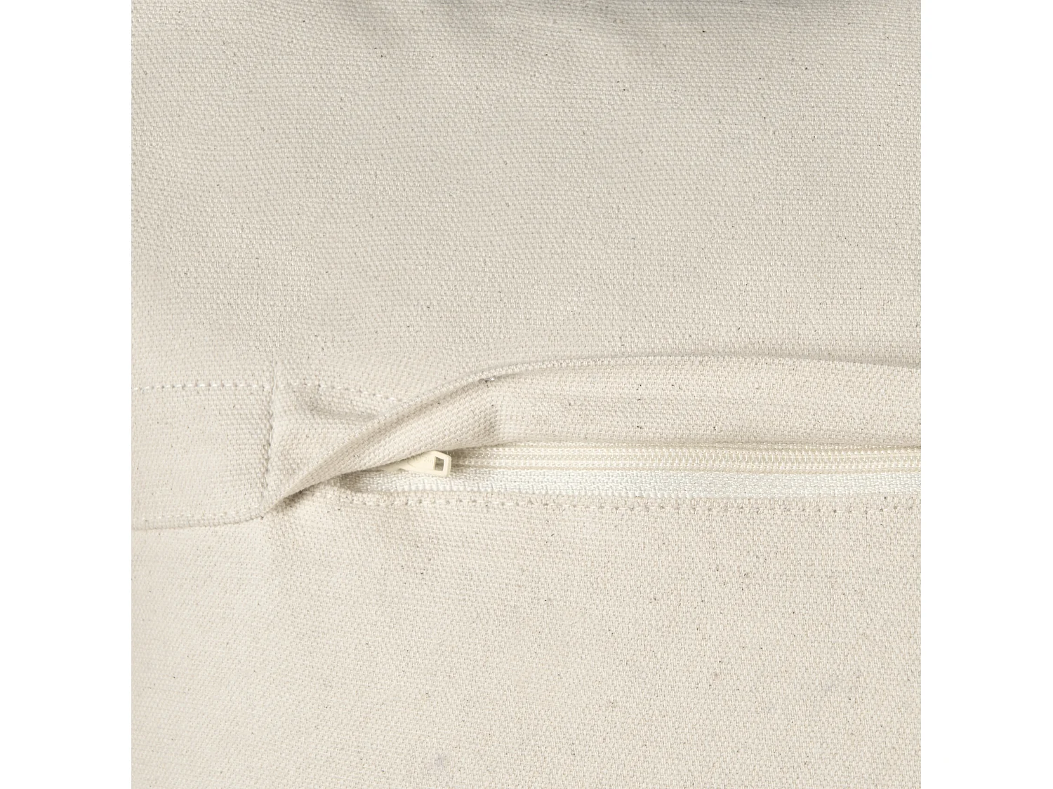 Set di 2 cuscini ALOCASIA Cotone 45 x 45 cm Beige Trama geometrica