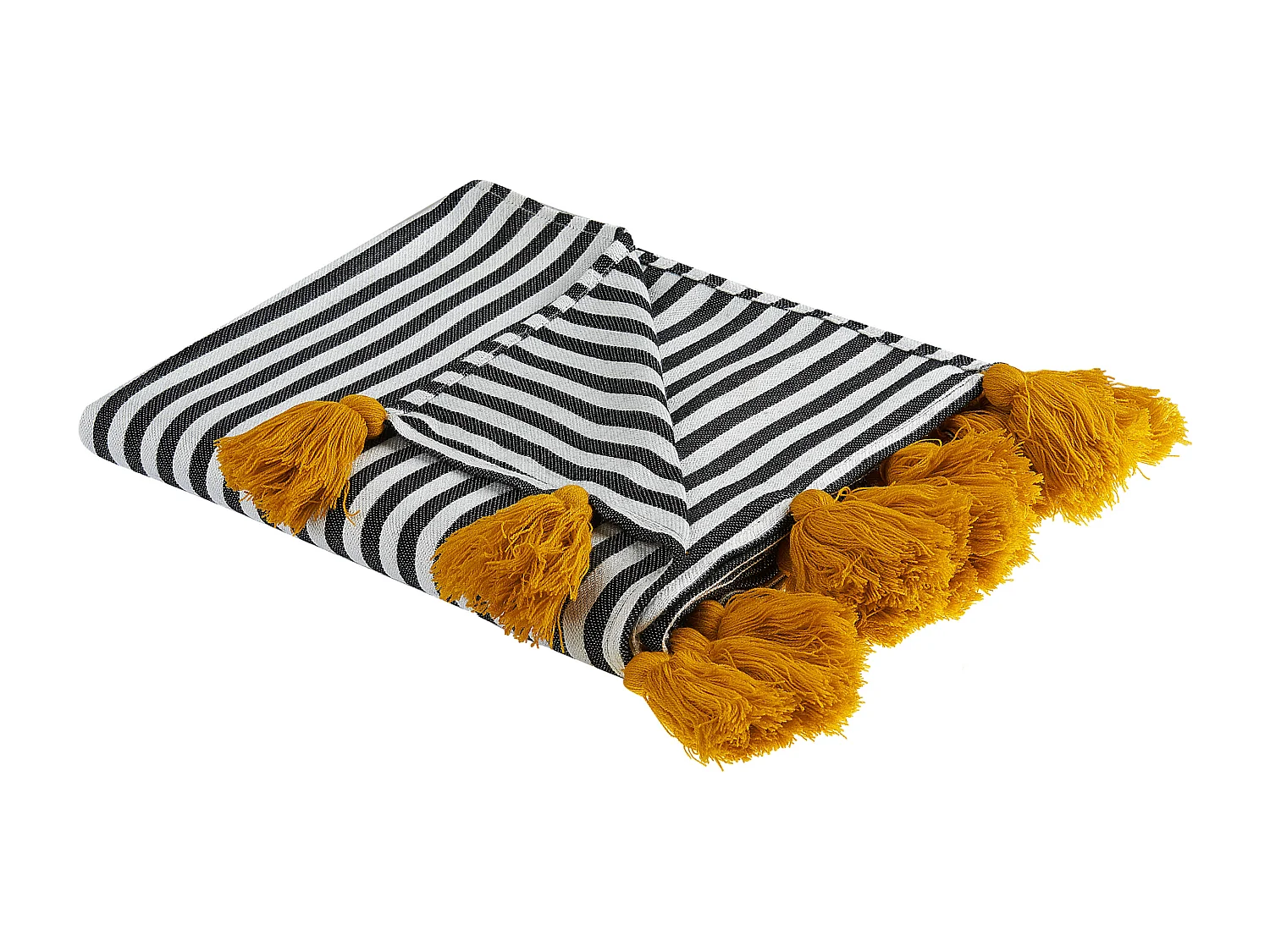 Couverture SUNWAL Tissu 130 x 170 cm Noir/blanc