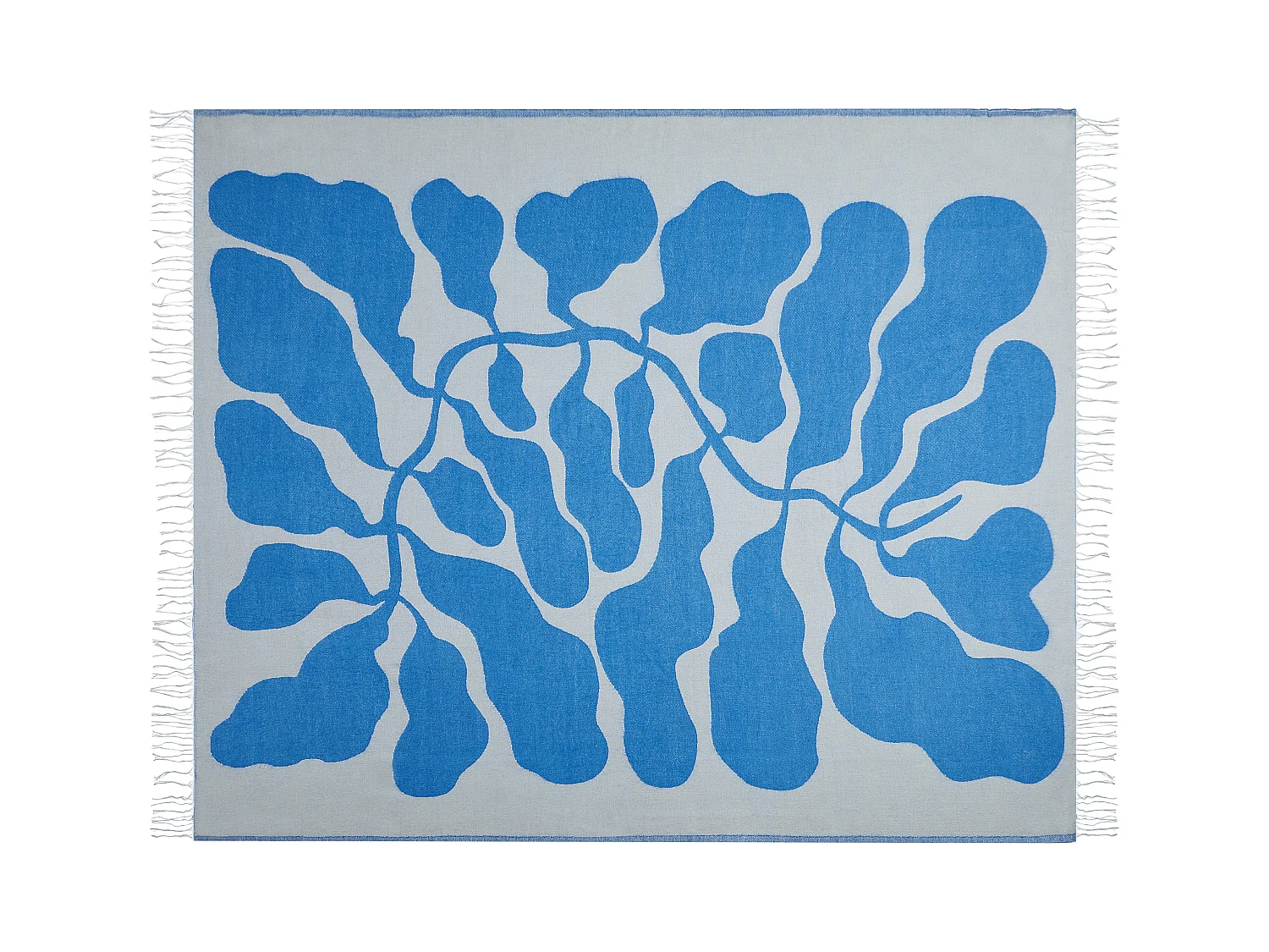 Couverture KIHUN Tissu 130 x 170 cm Bleu