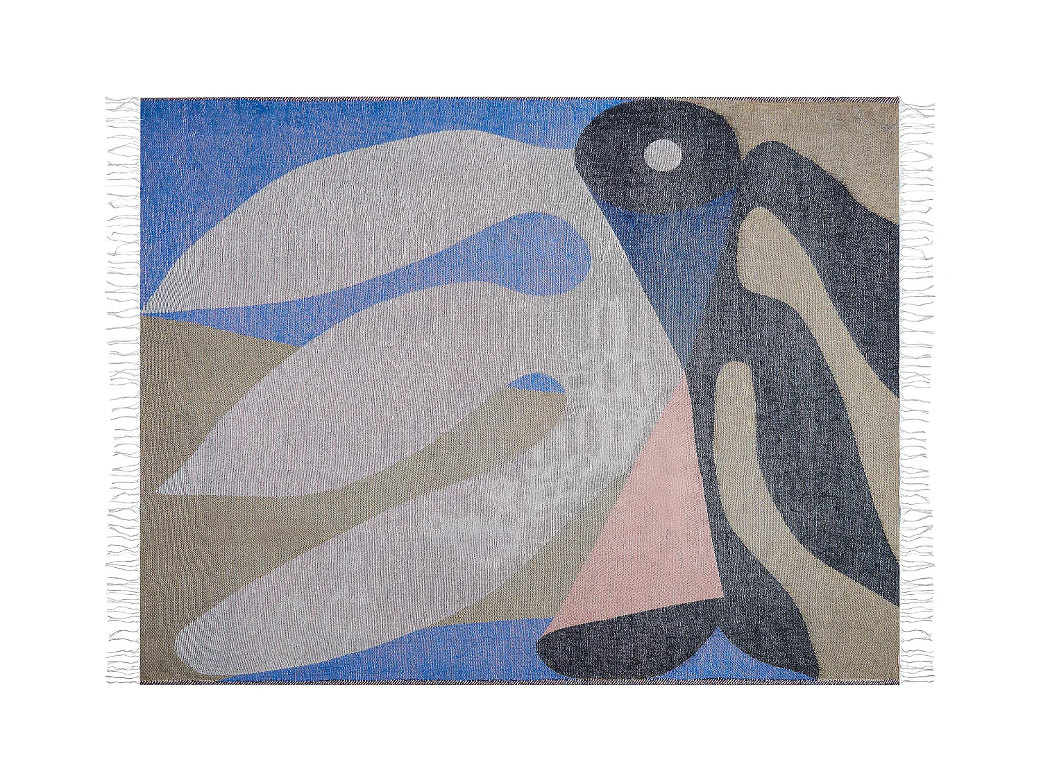 Manta YALADI Tela 130 x 170 cm Multicolor