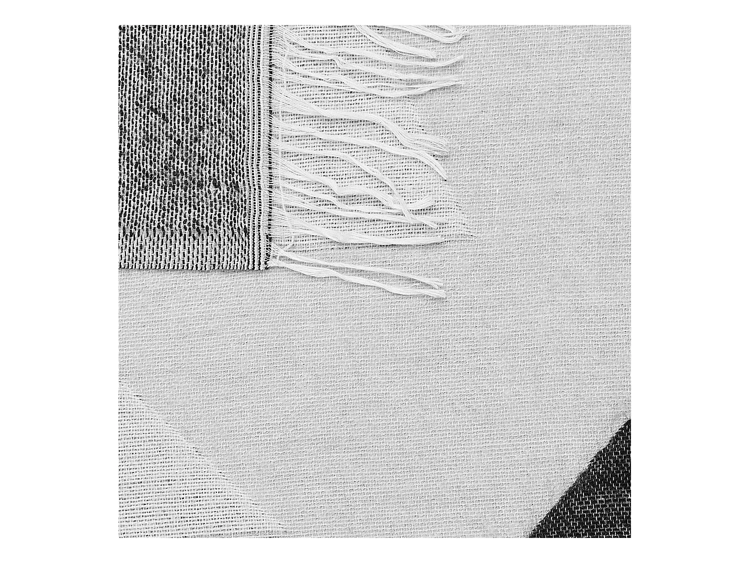 Kuscheldecke KATTIKE Stoff 130 x 170 cm Grau