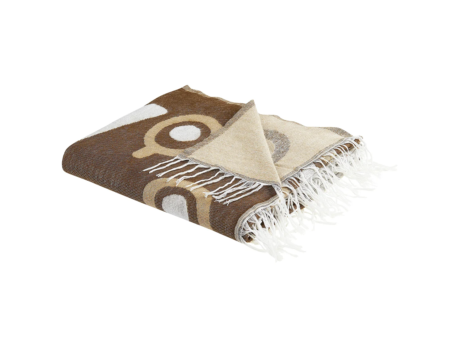 Couverture SIDDHA Tissu 130 x 170 cm Marron