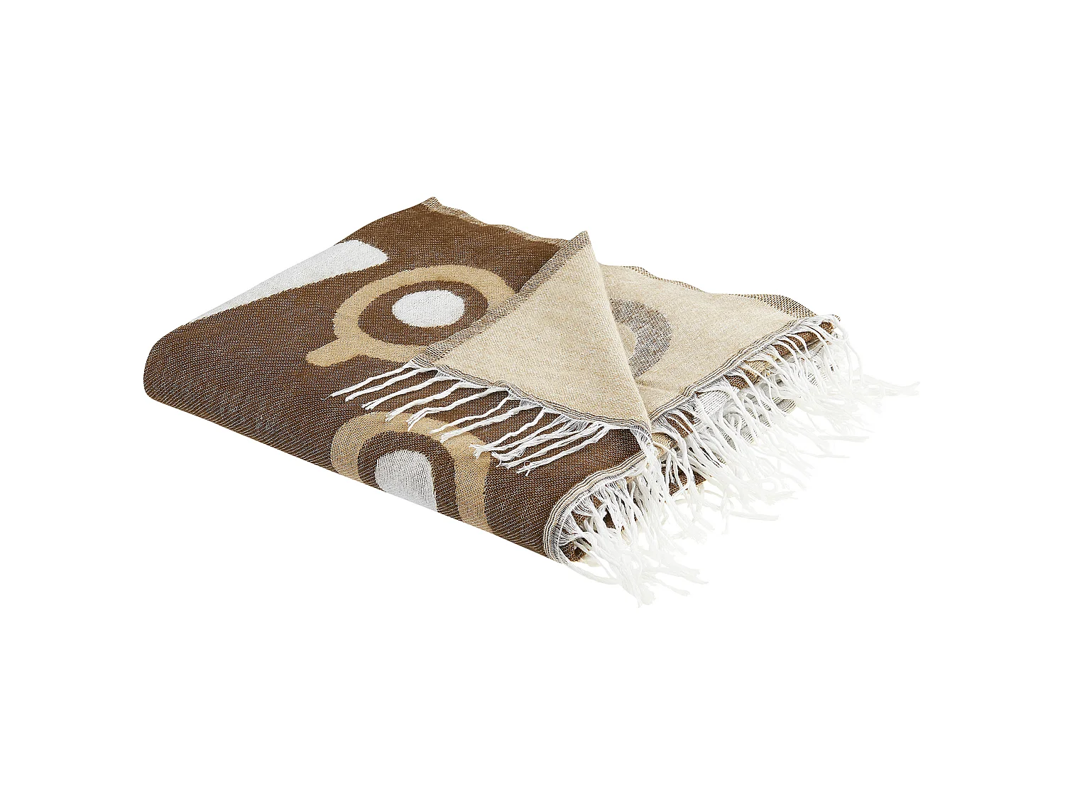 Coperta SIDDHA Tessuto 130 x 170 cm Marrone