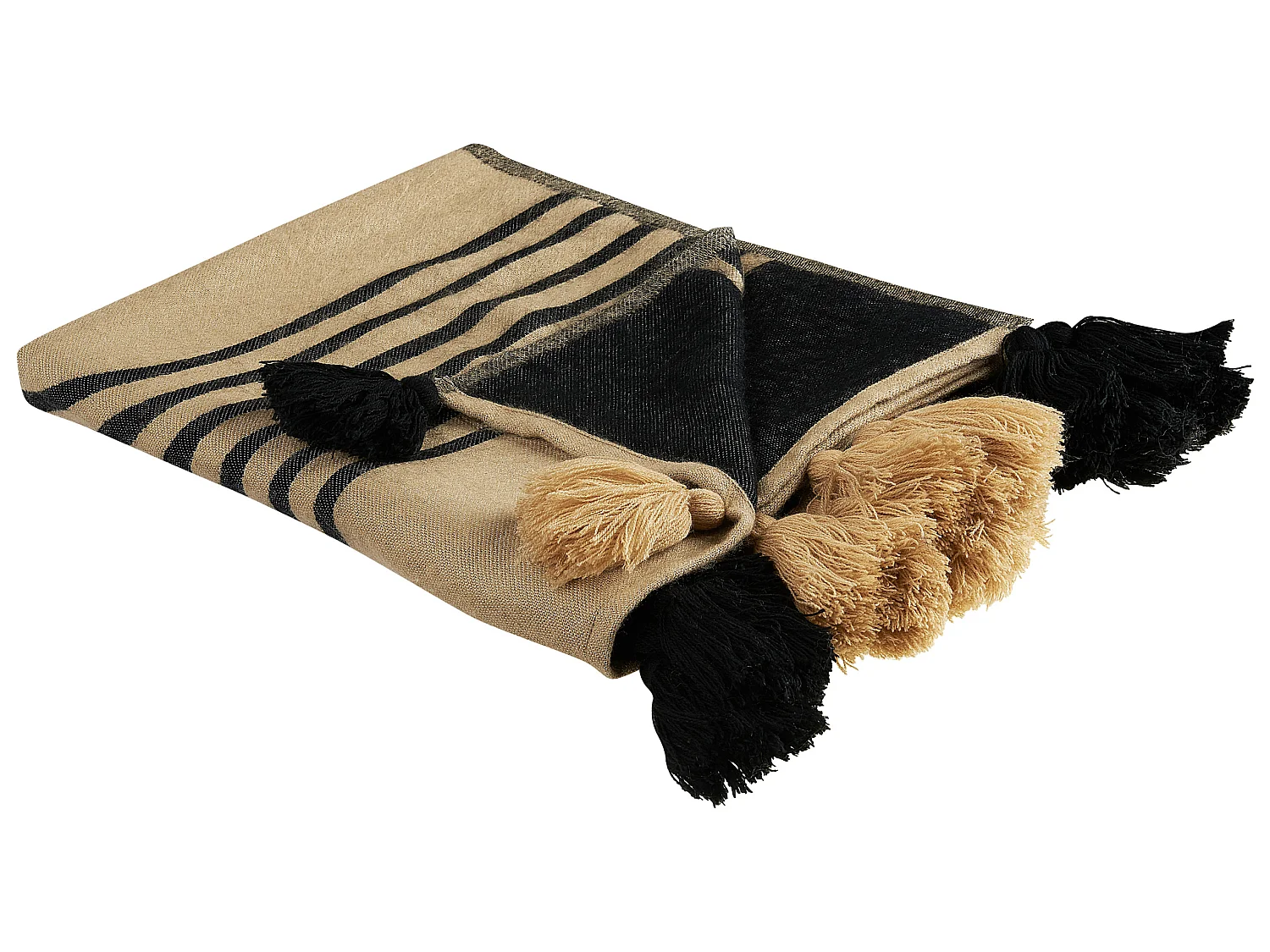 Couverture THAPREK Tissu 130 x 170 cm Beige