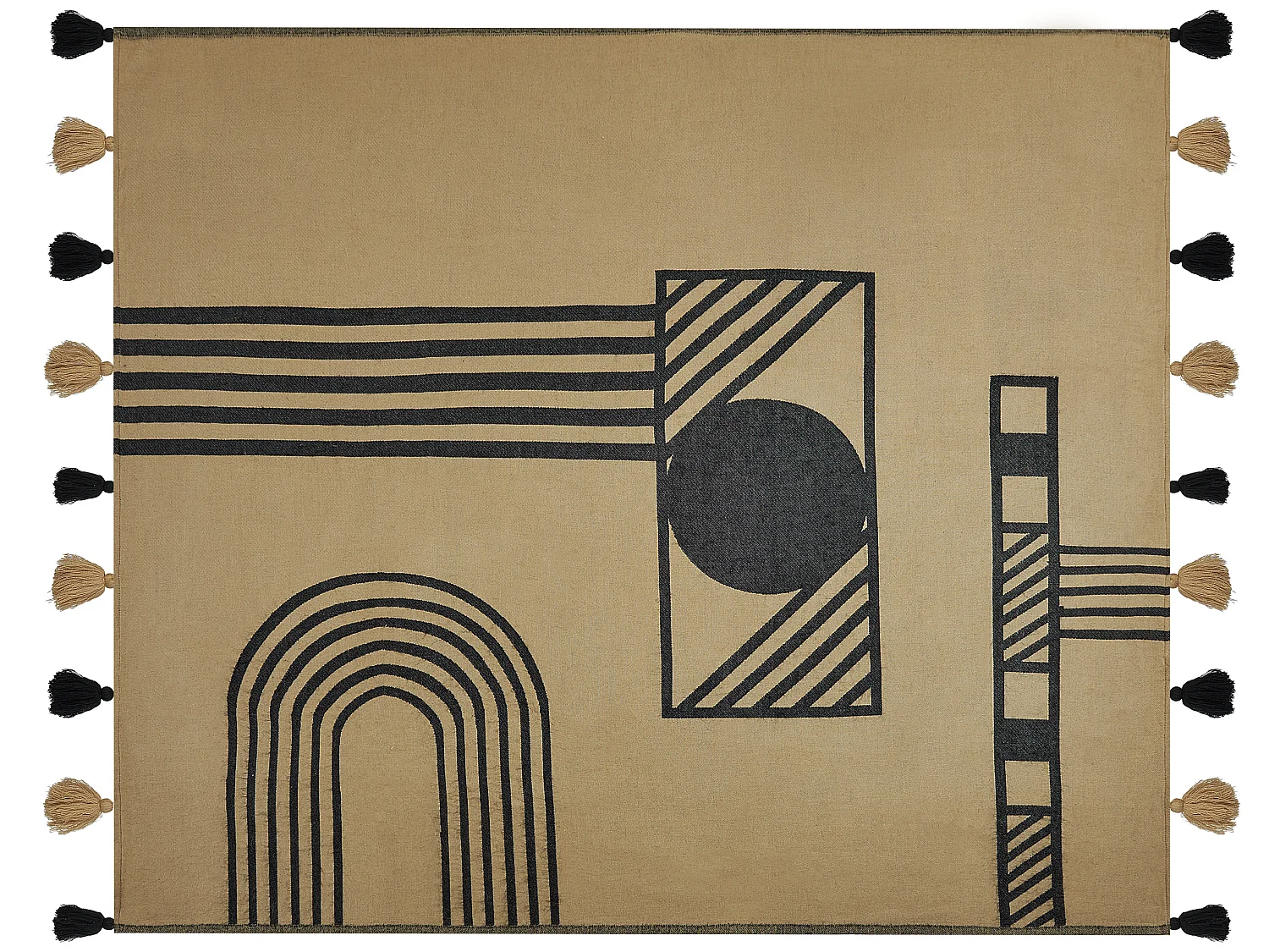 Coperta THAPREK Tessuto 130 x 170 cm Beige