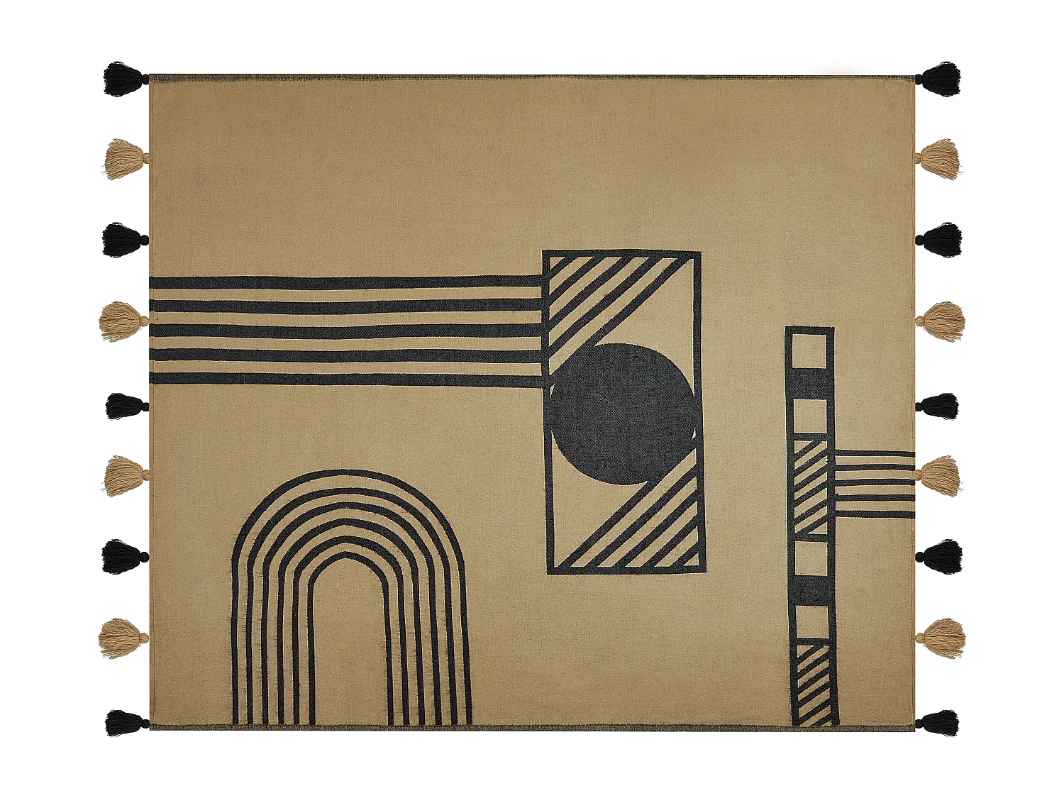 Couverture THAPREK Tissu 130 x 170 cm Beige