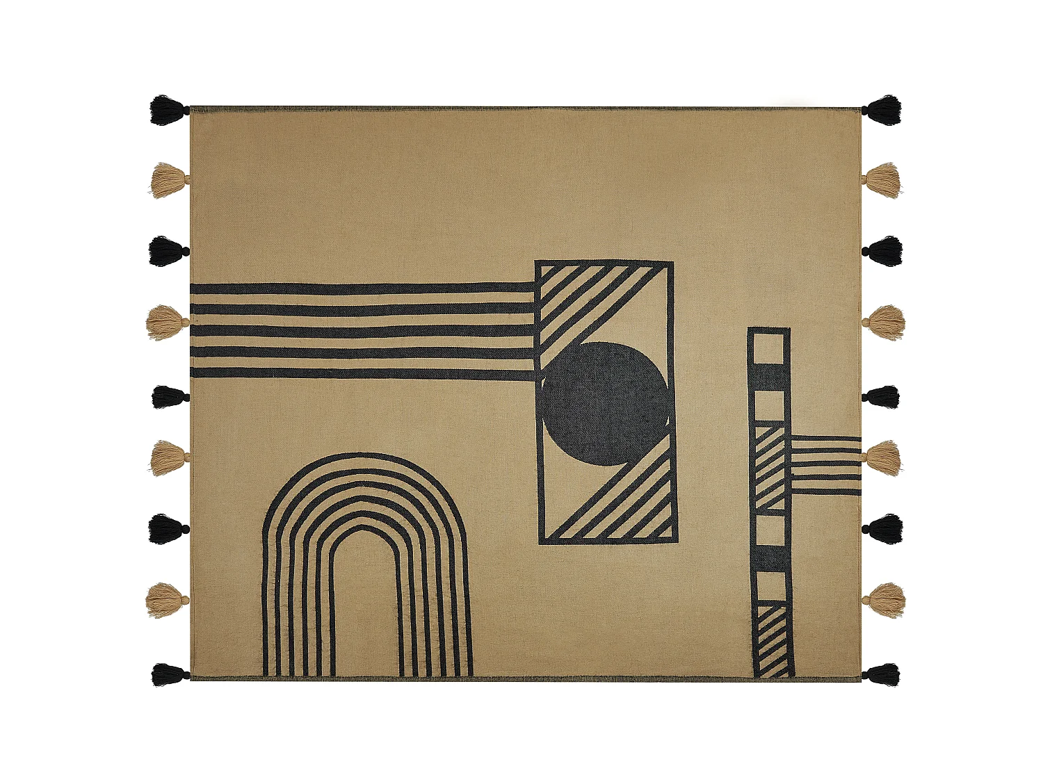 Couverture THAPREK Tissu 130 x 170 cm Beige